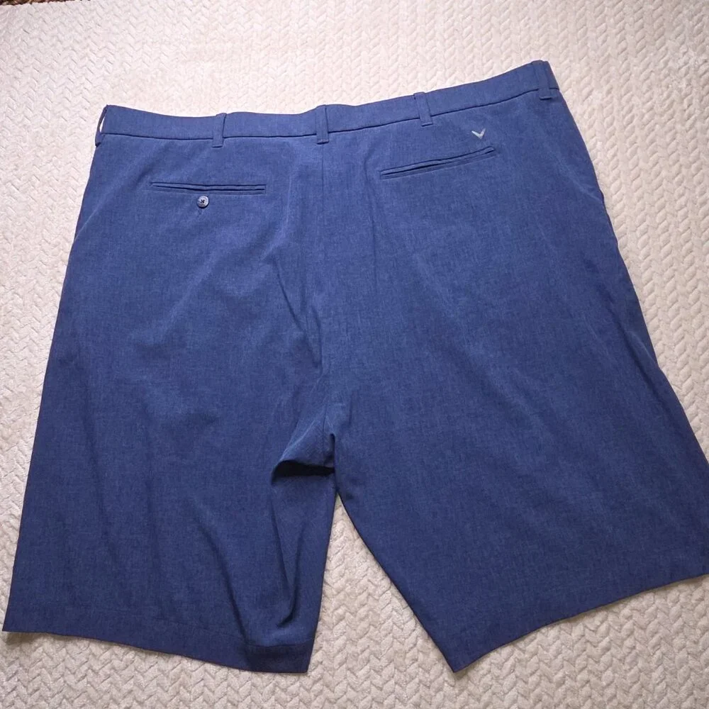 Callaway Golf Men's Chino Short 46B Blue Opti-Stretch Lightweight